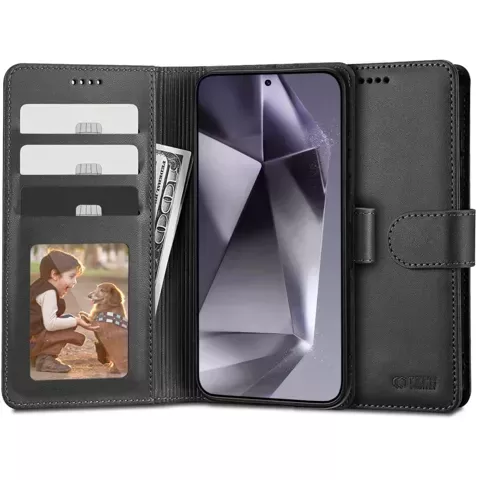 Etui portfel Wallet für Samsung Galaxy S24 Plus Schwarz