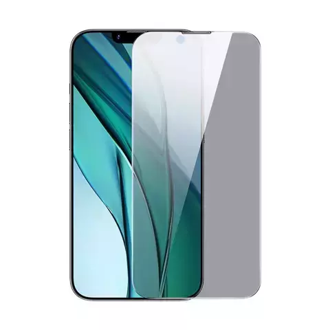 Gehärtetes Glas mit 0,4 mm Baseus Blickschutzfilter für iPhone 14 Plus/13 Pro Max