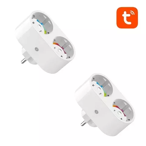 Gosund SP211 Dual-Smart-WLAN-Steckdose, 2 Stück 3500 W (Doppelpack) Tuya