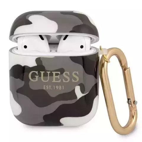 Guess GUA2UCAMG AirPods decken Czarny / Black Camo Collection ab