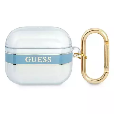 Guess GUA3HHTSB AirPods 3 Cover niebieski/blue Strap Collection