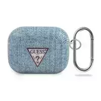 Guess GUACAPTPUJULLB AirPods Pro Hülle blau / hellblau Jeans Collection