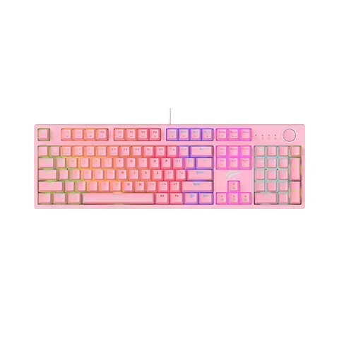 Havit KB871L RGB mechanische Gaming-Tastatur (Rosa)