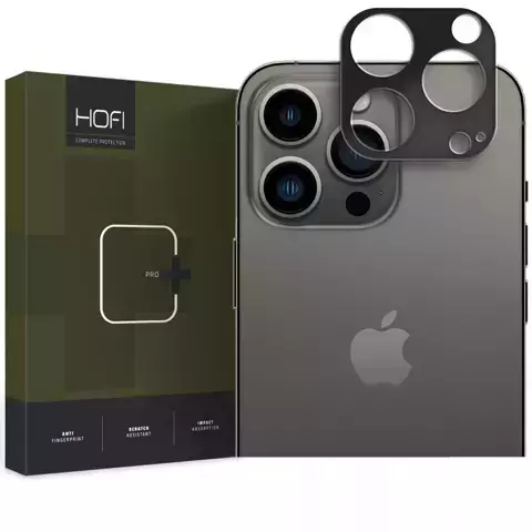 Hofi Alucam Pro Kameraabdeckung für Apple iPhone 15 Pro / 15 Pro Max Schwarz