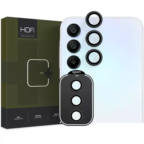 Hofi Camring Pro Kameraabdeckung für Samsung Galaxy A15 4G / 5G Schwarz