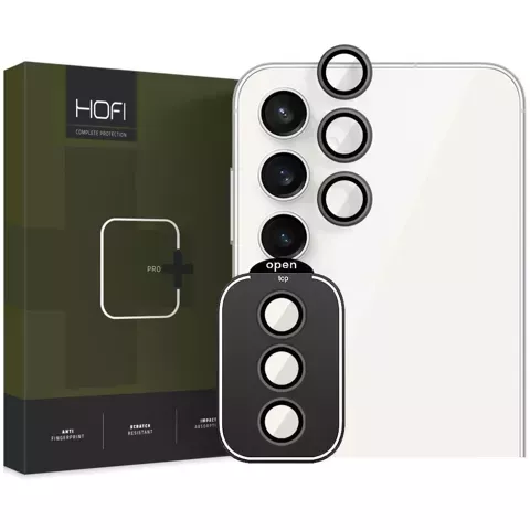 Hofi Camring Pro Kameraabdeckung für Samsung Galaxy S23 FE Schwarz