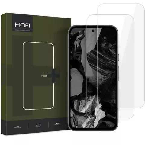 Hofi Glass Pro 2er-Pack gehärtetes Glas für Google Pixel 9 Pro XL, klar