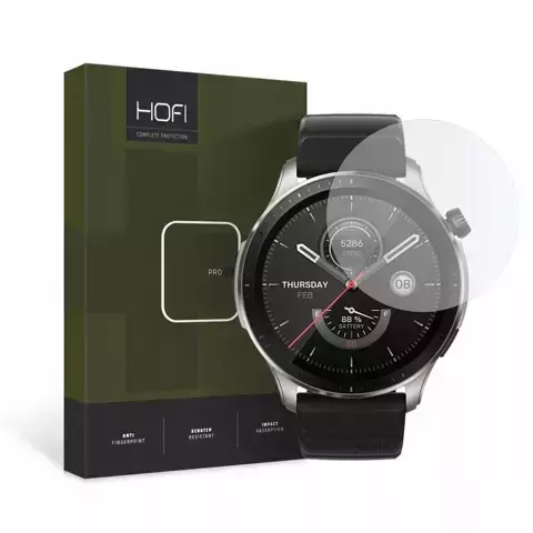 Hofi Glass pro Amazfit GTR 4 klares gehärtetes Glas