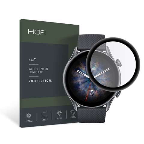 Hofi Hybrid Pro Hybridglas für Amazfit GTR 3 Pro Black
