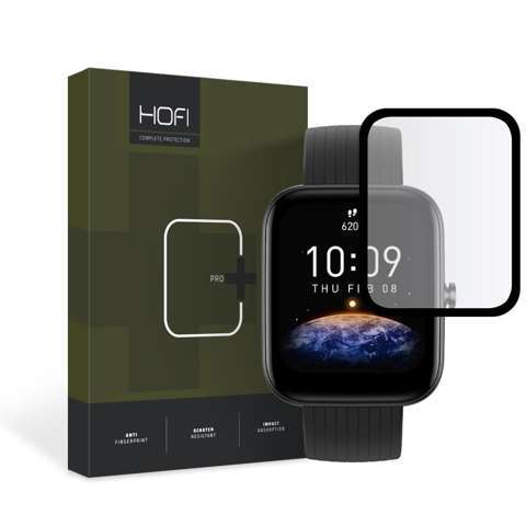 Hofi Hybrid Pro Hybridglas für Xiaomi Amazfit BIP 3/3 Pro Schwarz