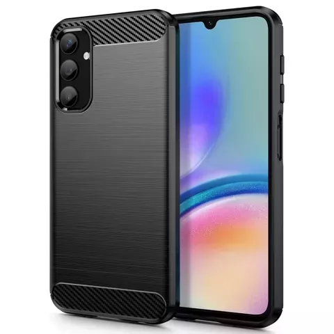 Hülle TPUCarbon für Samsung Galaxy A05s Schwarz