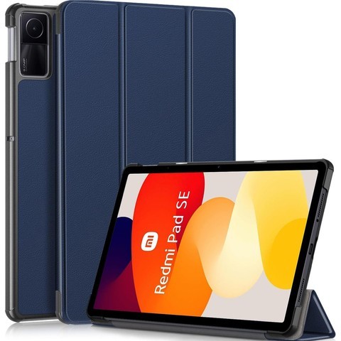 Hülle für Xiaomi Redmi Pad SE 2023 11" Smart Case Cover mit Flip-Gehäuse Case Cover Alogy Marineblaues Glas