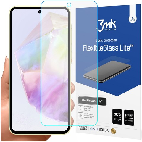 Hybridglas für Samsung Galaxy A35/A55 5G – 3mk FlexibleGlass Lite™