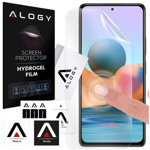 Hydrogel-Folie für Xiaomi Redmi Note 10 Pro Handy-Displayschutz Alogy Hydrogel-Folie