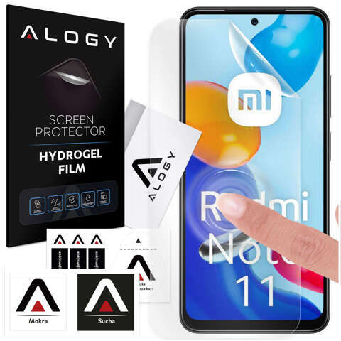 Hydrogel-Folie für Xiaomi Redmi Note 11/ 11S Handy-Displayschutz Alogy Hydrogel-Folie