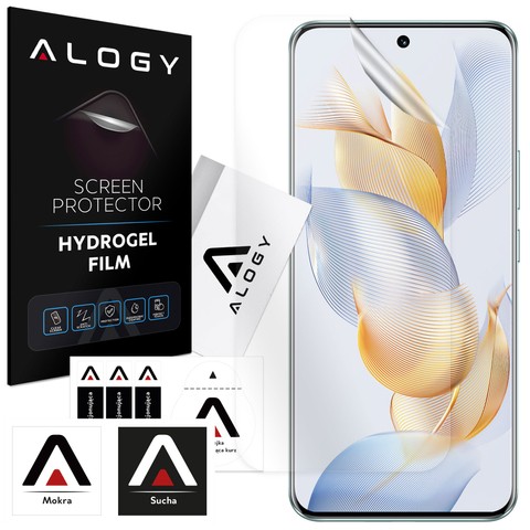 Hydrogelfolie für Honor 90, schützender Telefonbildschirm, Alogy Hydrogelfolie