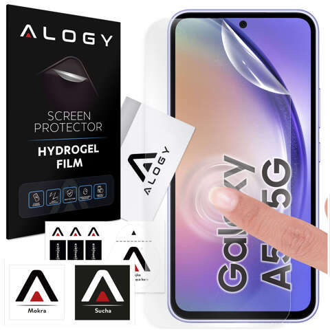 Hydrogelfolie für Samsung Galaxy A54 5G Handy-Displayschutzfolie Alogy Hydrogelfolie