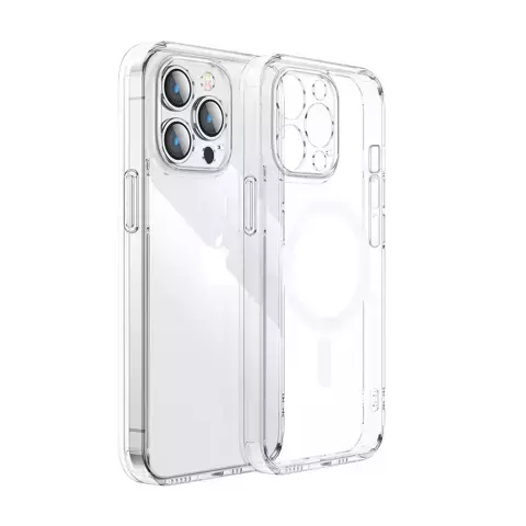 Joyroom 14D Magnetic Case Magnetische Hülle für iPhone 14 kompatibel mit MagSafe transparent (JR-14D5)