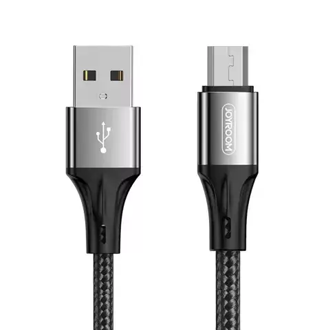 Joyroom Kabel USB-A - Micro USB 480Mb/s 2.4A 1m schwarz (S-1030N1)