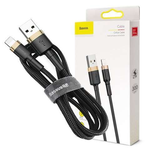 Kabel Baseus Cafule USB Lightning für iPhone iPad iPod 2A 3m Złoty