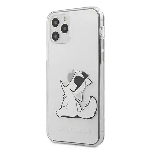 Karl Lagerfeld KLHCP12MCFNRC iPhone 12 /12 Pro 6,1" transparentes Hardcase Choupette Fun