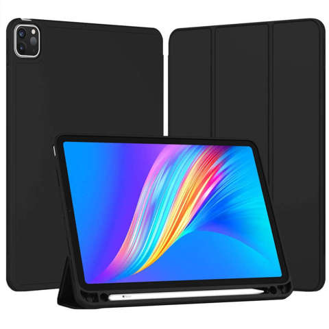 Klapphülle Alogy Smart Case Pencil für iPad Pro 12.9 2021 Schwarz