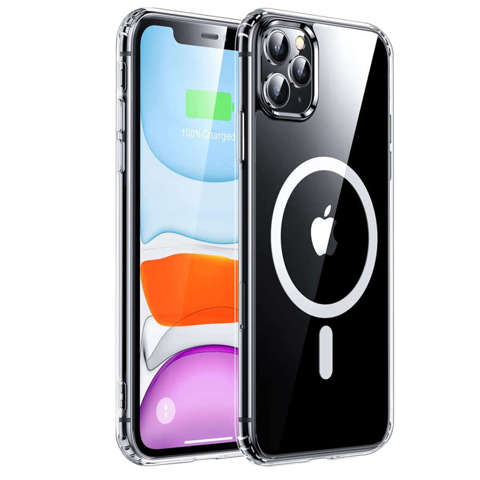 MagSafe Alogy Ultra Slim Mag Case für iPhone 11 Pro Qi-Ladegeräte Transparent