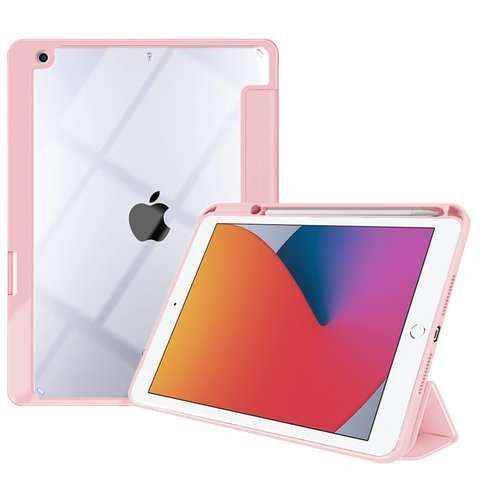 Magnetic Alogy Magnetisches Federmäppchen für iPad 10.2 2019/2020/2021 7/8 / 9Gen Rosa