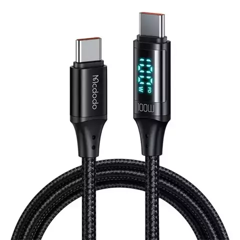 Mcdodo CA-1100 USB-C-zu-USB-C-Kabel, 100 W, 1,2 m (schwarz)