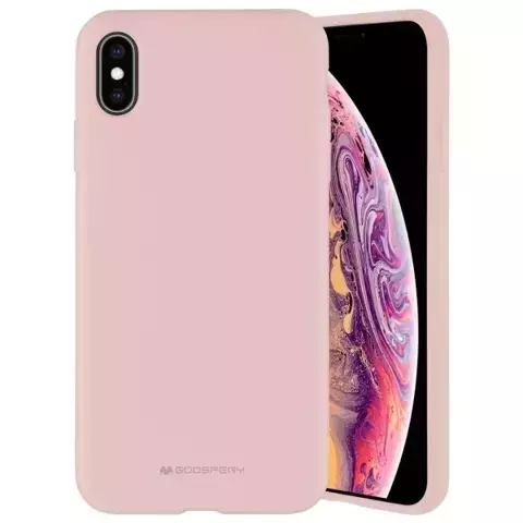 Mercury Silikon-Handyhülle für iPhone 14 Pro Max rosa Sand/rosa Sand