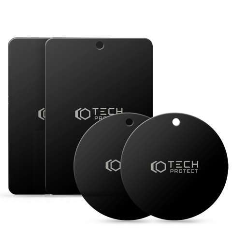 MetalPlate Magnetic Magnetplatten für die 4-Pack Black Autohalterung