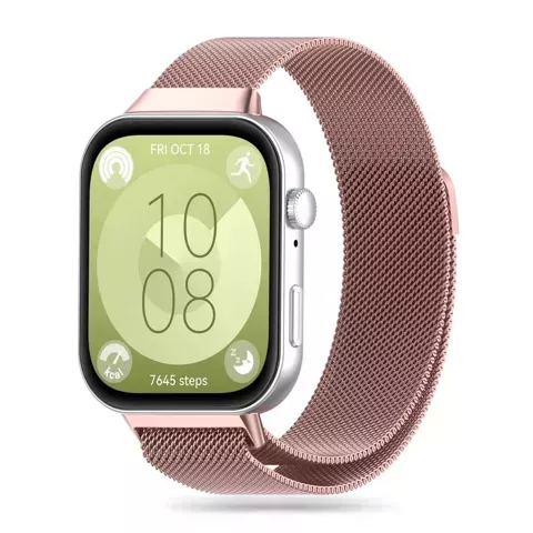 MilaneseBand-Armband für Huawei Watch Fit 3 Roségold