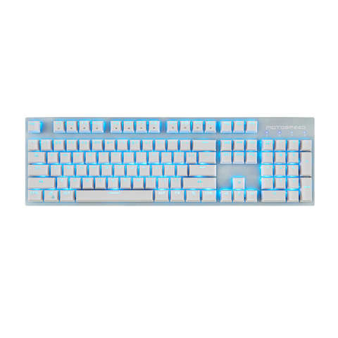 Motospeed GK89 2.4G drahtlose mechanische Tastatur (weiß)