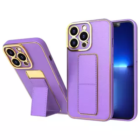 Neue Kickstand Case Hülle für iPhone 13 Pro Max mit Ständer Lila