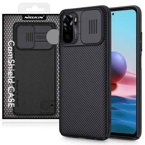 Nillkin CamShield Hülle für Xiaomi Redmi Note 10 / 10S Schwarz