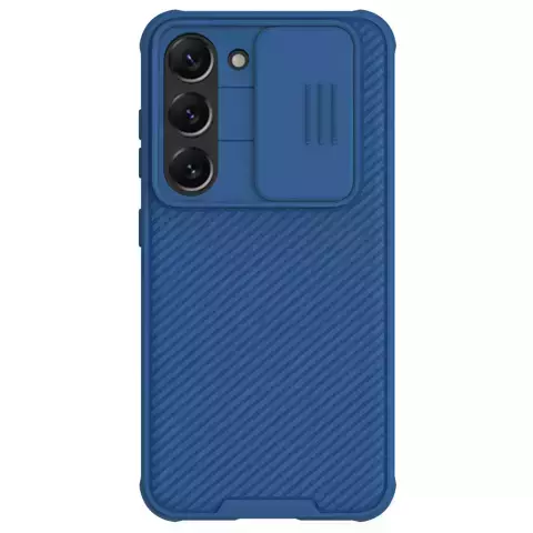 Nillkin CamShield Pro Case Hülle für Samsung Galaxy S23 Hülle mit Kameraabdeckung blau