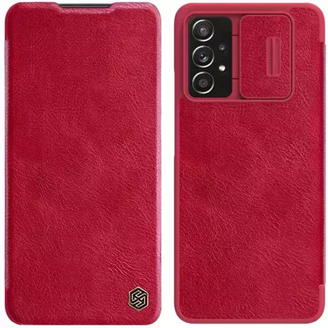 Nillkin Qin Lederholster für Samsung Galaxy A73 rot