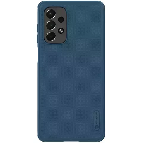 Nillkin Super Frosted Shield Pro strapazierfähige Hülle für Samsung Galaxy A73 blau