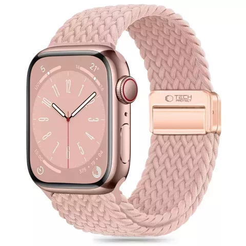 Nylonarmband für Apple Watch 4 / 5 / 6 / 7 / 8 / 9 / SE (38 / 40 / 41 mm) NylonMag Dusty Rose