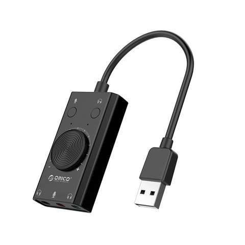 Orico USB 2.0 externe Soundkarte, 10 cm