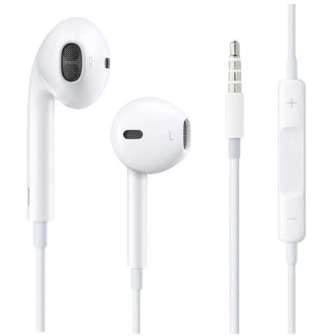 Original Apple EarPods MD827LL/A Kopfhörer mit Fernbedienung und 3,5 mm Klinkenmikrofon