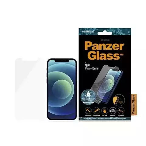 PanzerGlass Standard Super für iPhone 12 Mini Antibakteriell