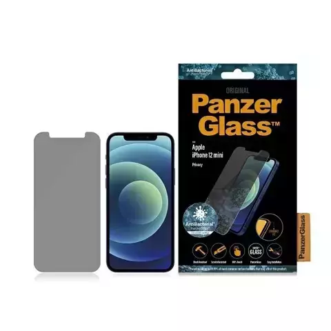 PanzerGlass Standard Super für iPhone 12 Mini Datenschutz Antibakteriell