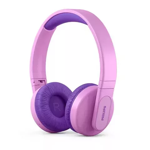 Philips kabellose Bluetooth-On-Ear-Kopfhörer für Kinder, rosa Tak4206pk