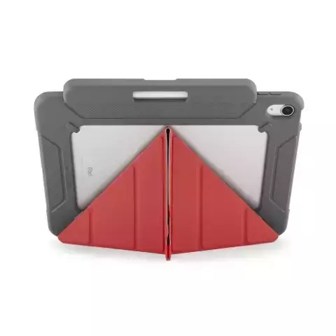 Pipetto Origami No2 Pencil Shield - Schutzhülle mit Halter für Apple Pencil für iPad Air 10.9" 4Gen. (Rot) [P]