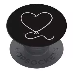 Popsockets 2 Heart Balloon Telefonhalter und Ständer in Schwarz