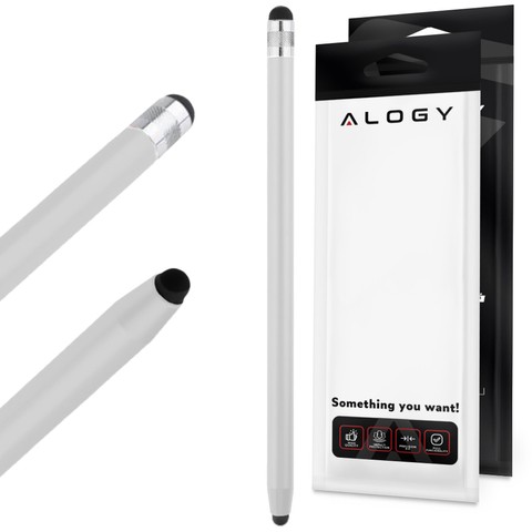 Precision Alogy Stylus Pen Kapazitiver Stylus für Tablet-Telefonbildschirm Silber