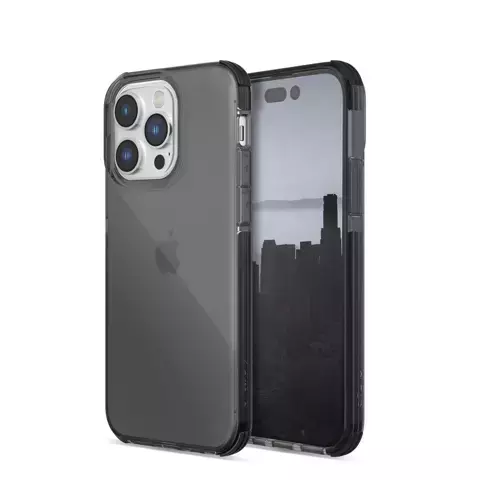 Raptic Clear Case iPhone 14 Pro Max gepanzerte Hülle schwarz