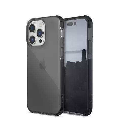 Raptic Clear Case iPhone 14 Pro gepanzerte Hülle grau