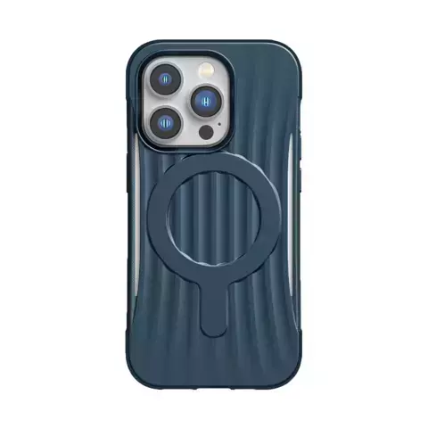 Raptic Clutch Built Case iPhone 14 Pro Max mit MagSafe Rückseite blau